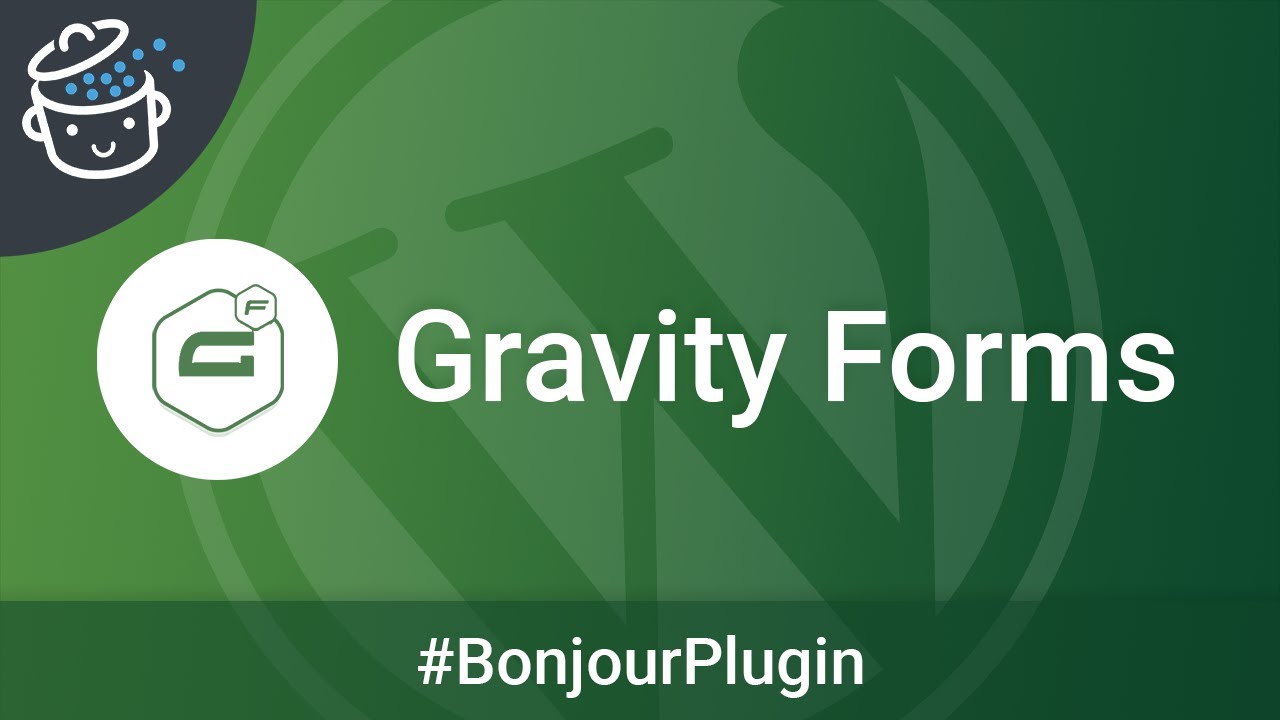 Gravity Forms, pour créer vos formulaires WordPress - 🔌 Bonjour Plugin #18
