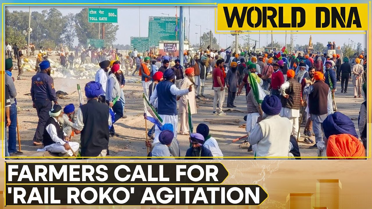 India Farmers' Call to Action: Nationwide Protests and 'Rail Roko' on March 10 | World DNA