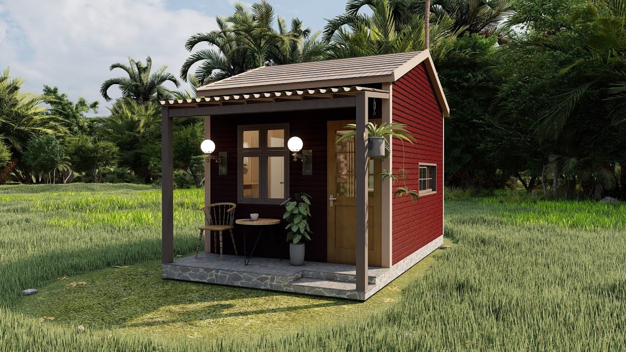 Cozy Small House Design 3x4 (130 SQFT) (12 SQM)