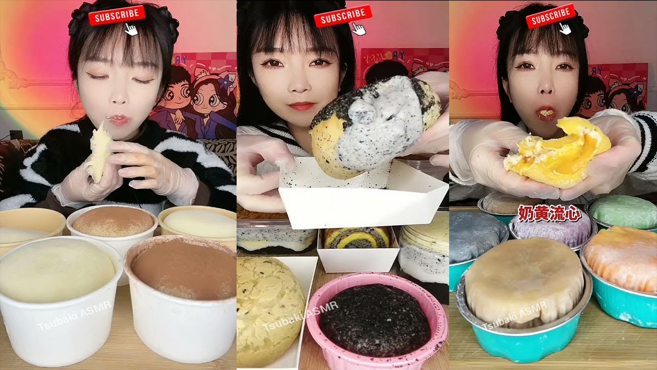 ASMR CREPE CAKE || Chinese Dessert Mukbang || REAL SOUND