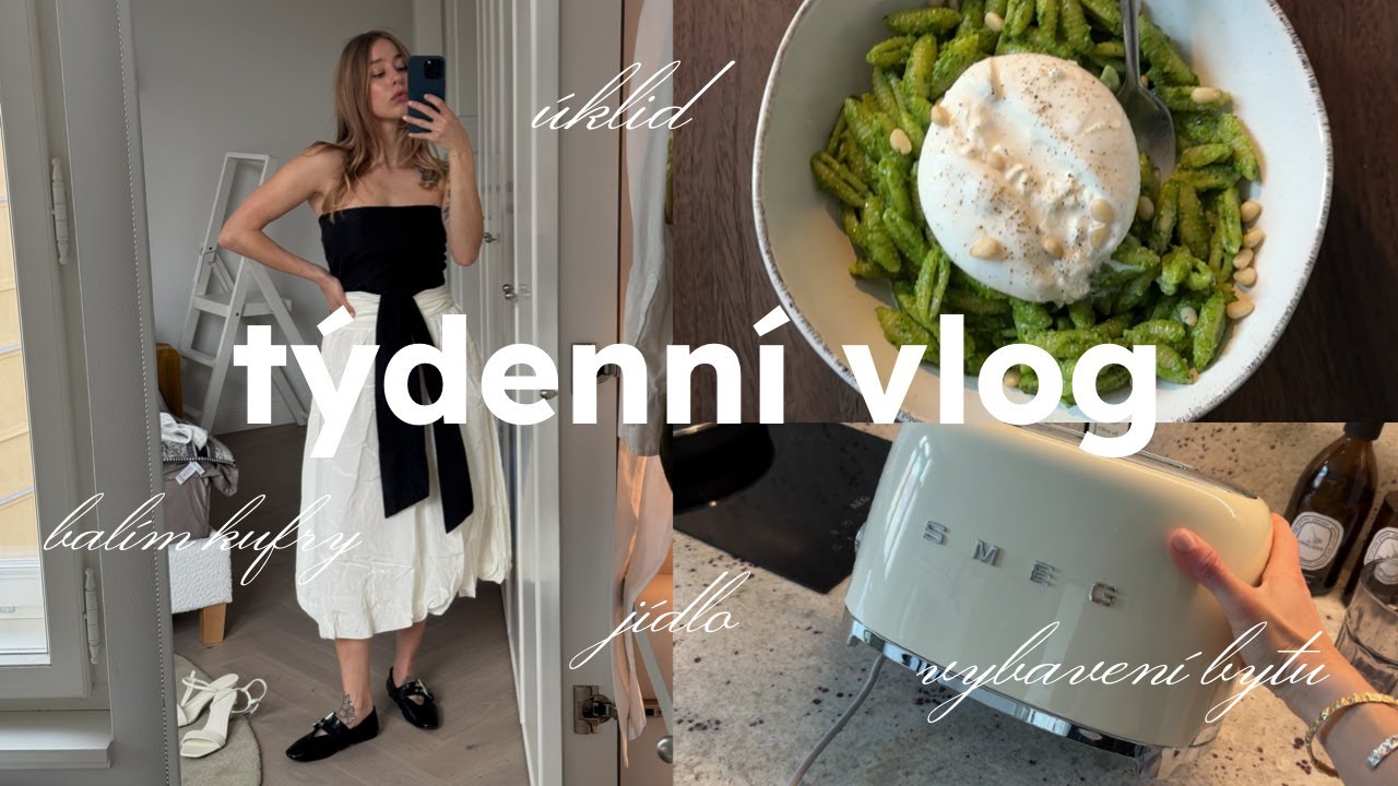 týdenní vlog | nezvládám nepořádek, rozbaluji a zas balim kufry, novinky v bytě