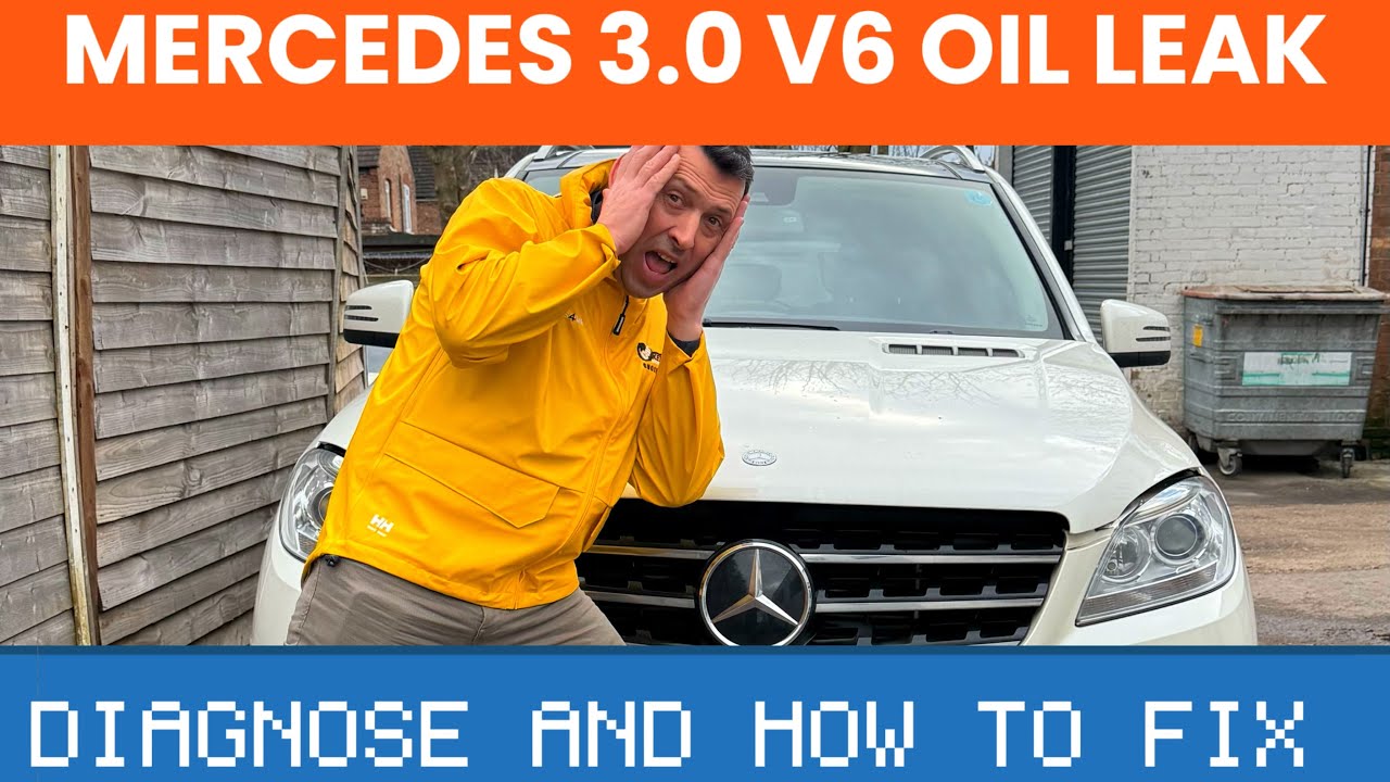 Mercedes 3.0 V6 Oil Leak Fix EXPLAINED | Common Oil Cooler Gasket Failure & Full Repair Guide