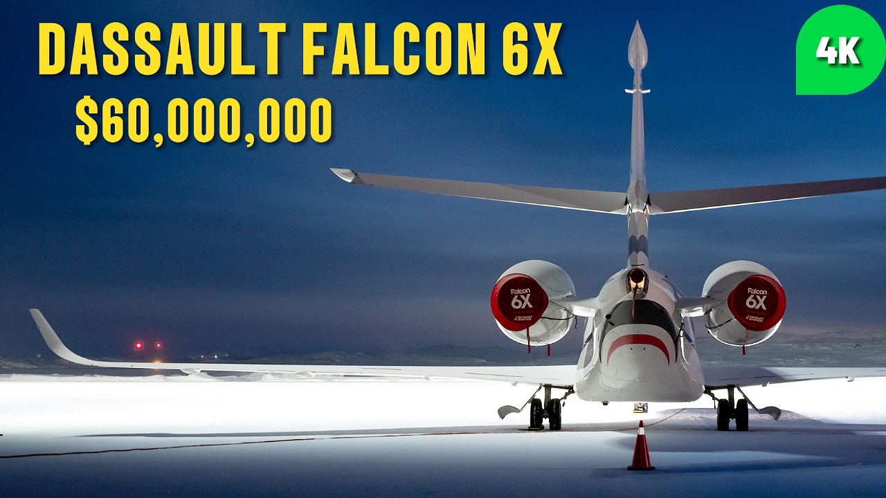 DASSAULT FALCON 6X: Ultimate LUXURY Business Jet