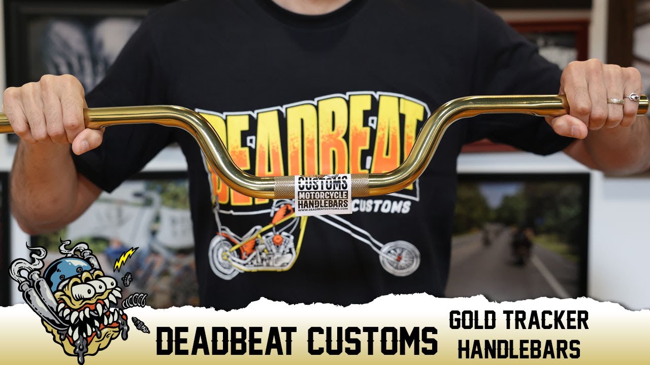 Deadbeat Customs Gold Tracker Handlebars Overview - DeadbeatCustoms.com
