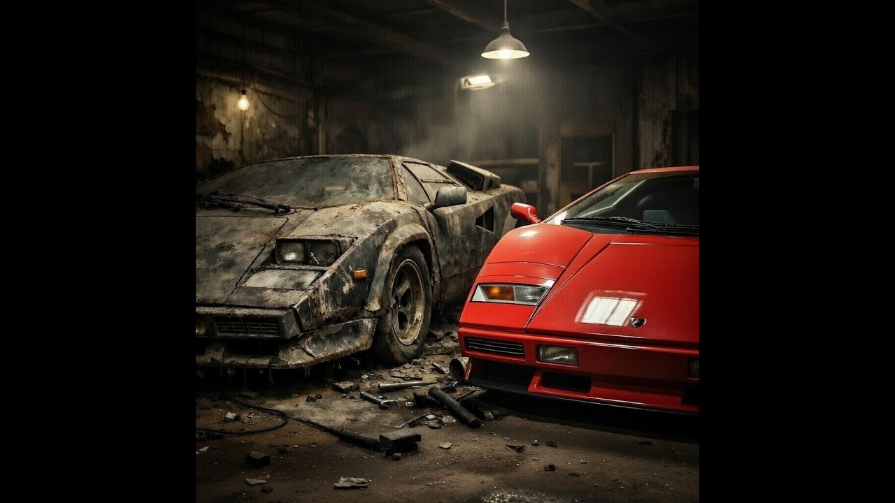 Insane ASMR Restoration! Abandoned Lamborghini Countach LP5000 1985 ASMR