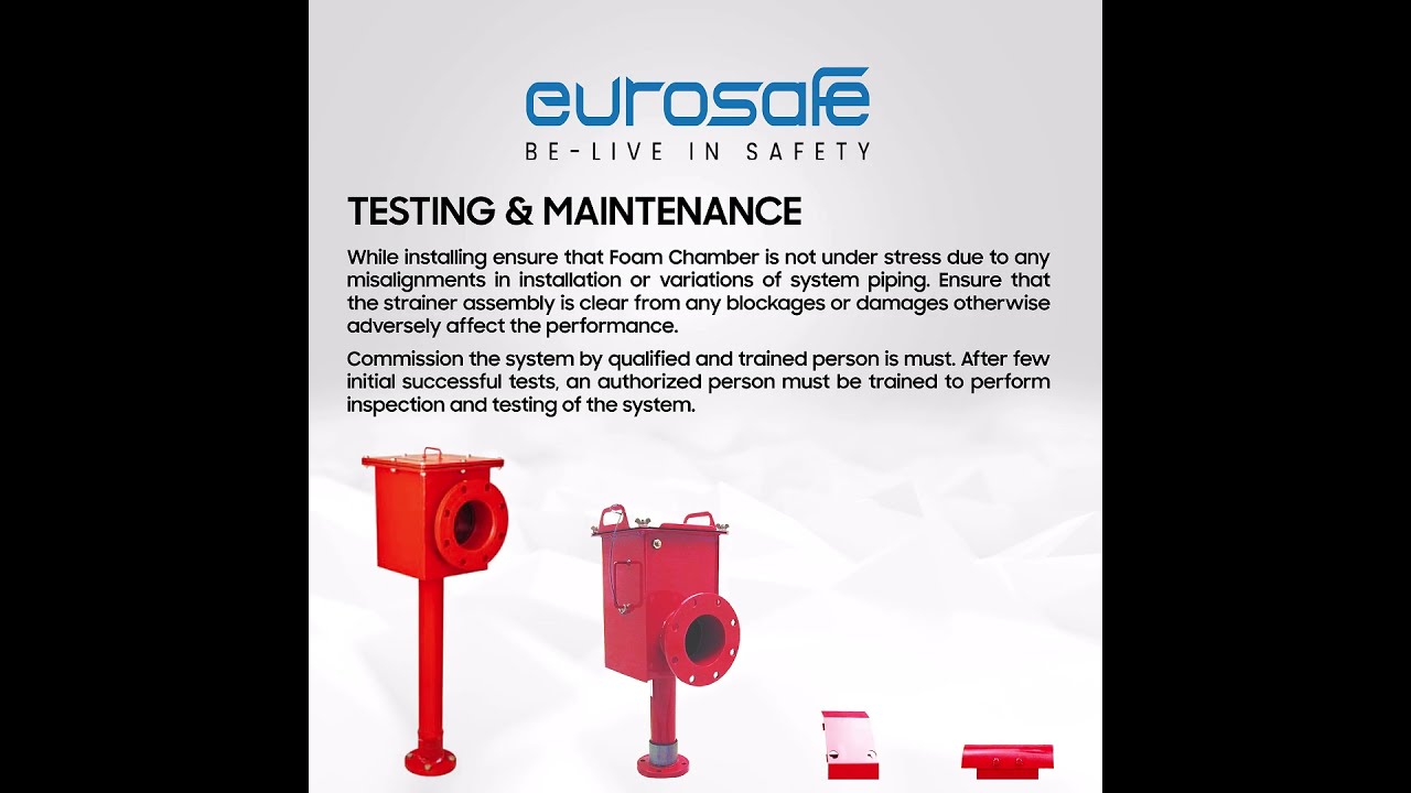 Eurosafe Foam Chamber #eurosafe #fireprevention #firefightingequipment #firesafety  #firesuppression