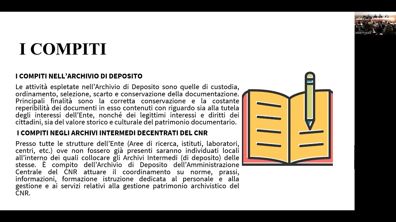 ANAI Toscana - La fase di deposito e le procedure di scarto - 2