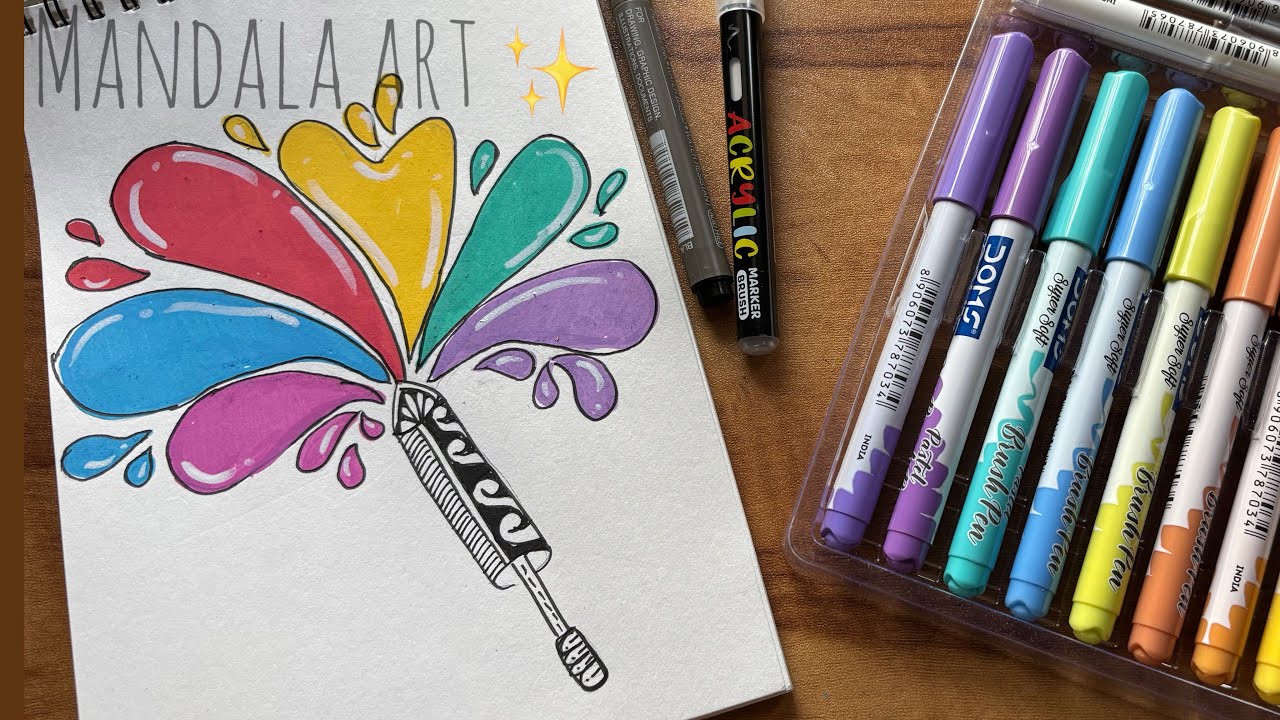 ✨ Mindful Mandala Creation | Soothing ASMR for Calm | #trending #satisfying #relaxing 