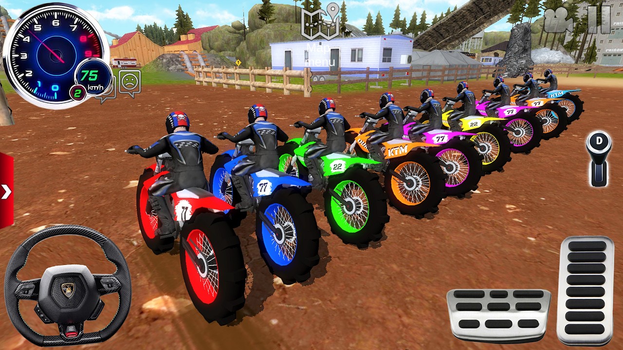 Motor Dirt Bike Stunt Racing Simulator 2026 - Off-Road Bike Driving 3D #1 - Android / IOS Gameplay