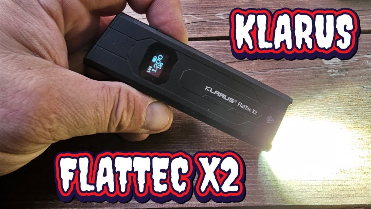 🇩🇪 KLARUS FLATtec X2 Taschenlampe - Top Taschenlampe und ganz schön flach! // Flashlight Review