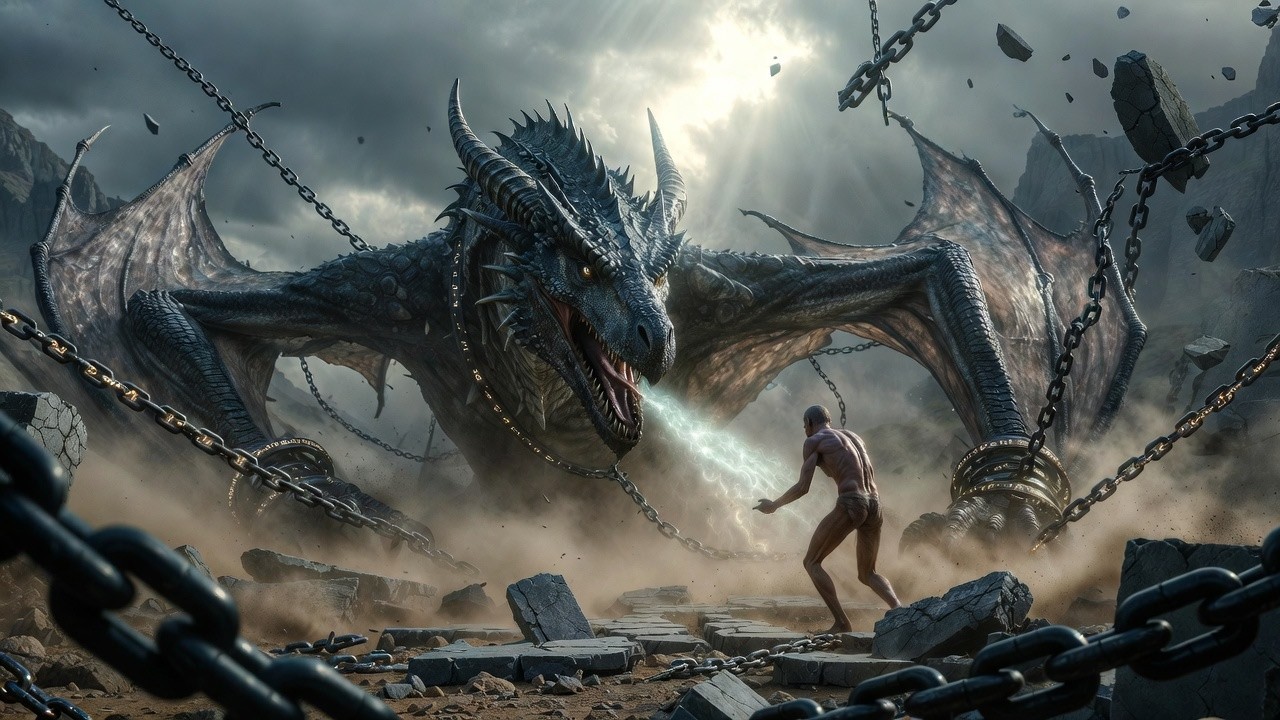 The Human Who Freed the Dragon: A Tale of Mercy and Bravery