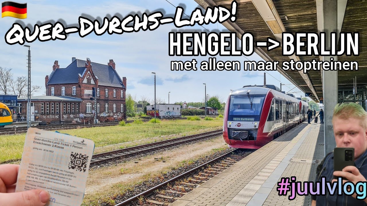 DWARS DOOR DUITSLAND naar BERLIJN met alleen stoptreinen | Quer-Durchs-Land Ticket