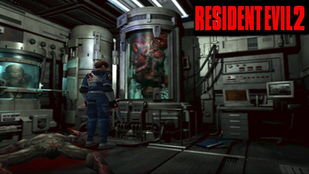 Resident Evil 2 (Hidden room / Secret room in Laboratory)