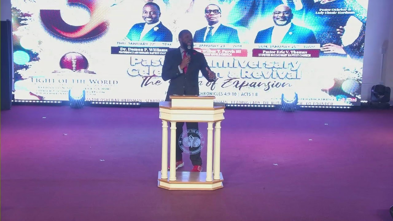1.22.26 3rd Pastor's Anniversary Celebration & Revival Dr. Damon P. Williams