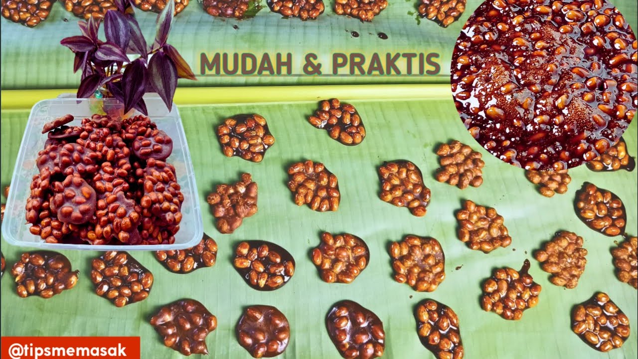 Ampyang Kacang Gula Merah //Resep Nenek Moyang !!! Isi Toples @tipsmemasak