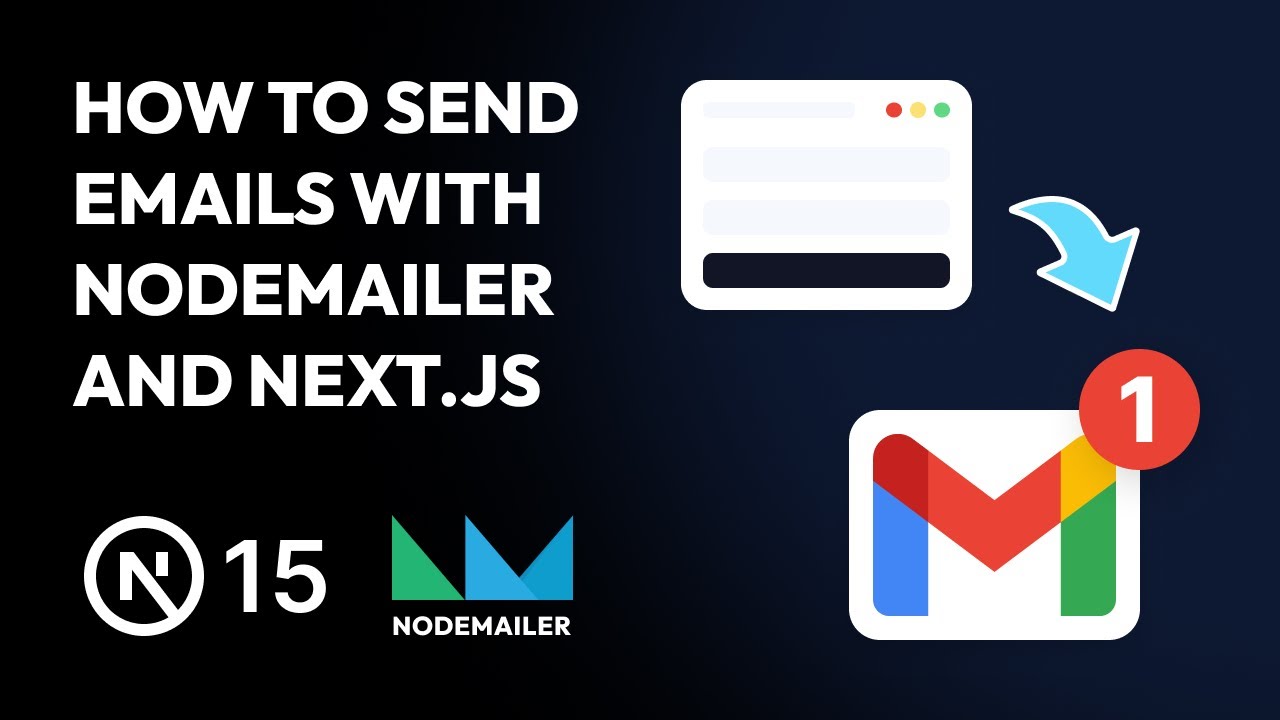 Send Emails with Next JS, Nodemailer, Server Actions, React Hook Form & Zod [2025]