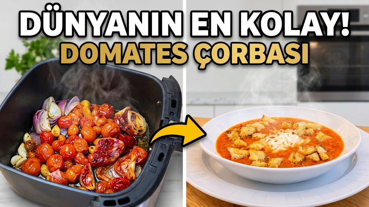 🍅 Domates Çorbası Nasıl Yapılır? Adım Adım Kolay Tarif