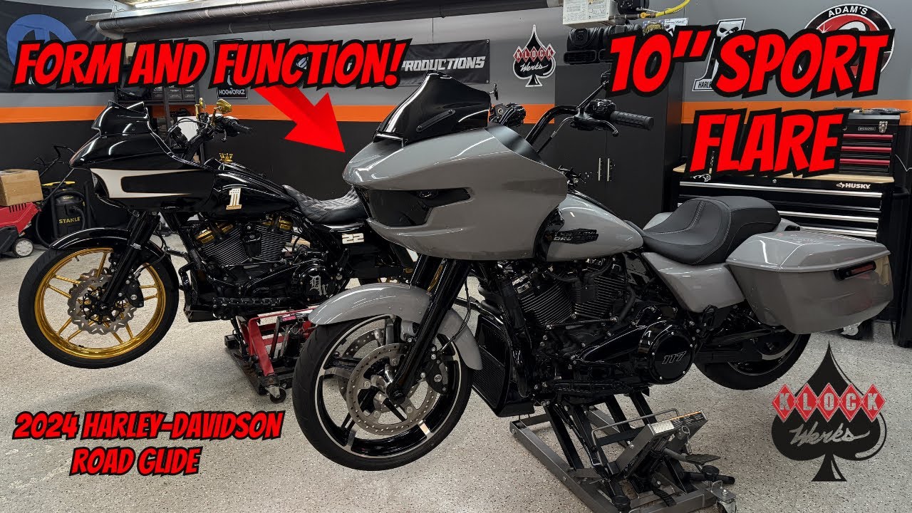KLOCKWERKS WINDSHIELD INSTALLED ON MY 2024 HARLEY-DAVIDSON ROAD GLIDE! *AMAZING*