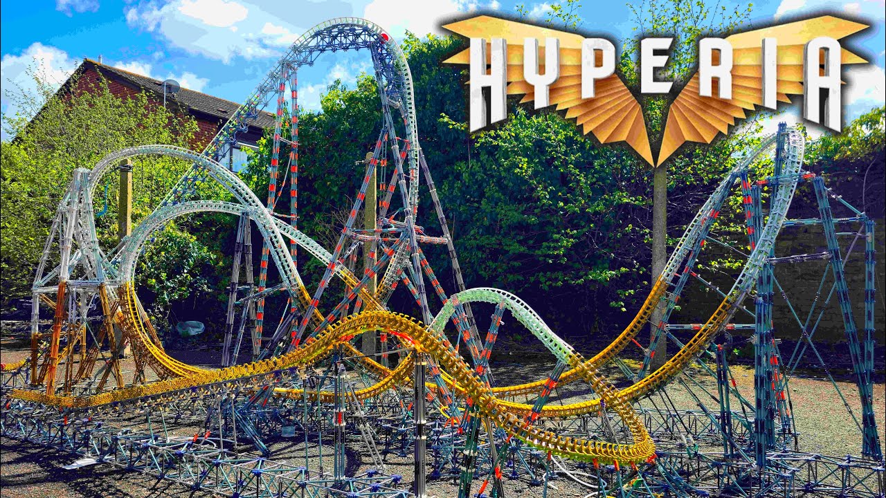 Я построил HYPERIA из K'nex — самые высокие и быстрые американские горки в Великобритании