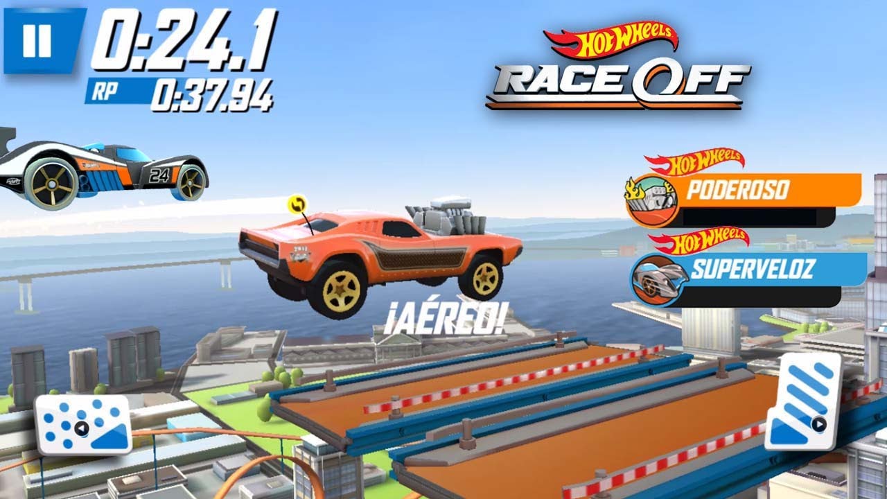 Hot Wheels Race OFF:  Rodge Dodger VS SuperVeloz // LEVEL: 51-52-55-56-58-60