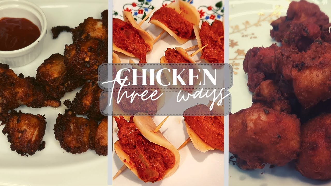 Make Chicken in 3 ways | Dawat mein banaye asaan Special Starter,Snacks @FlavoursbyMehreen