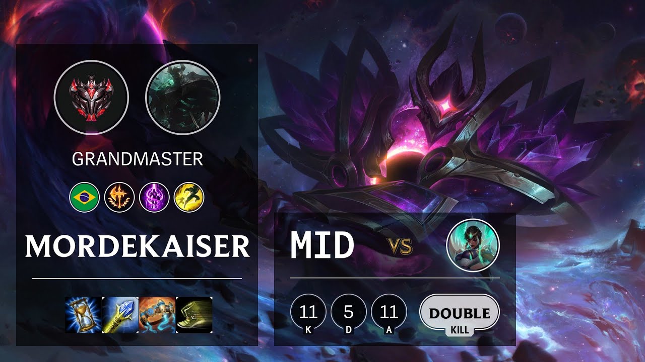 Mordekaiser Mid vs Karma - BR Grandmaster Patch 10.15