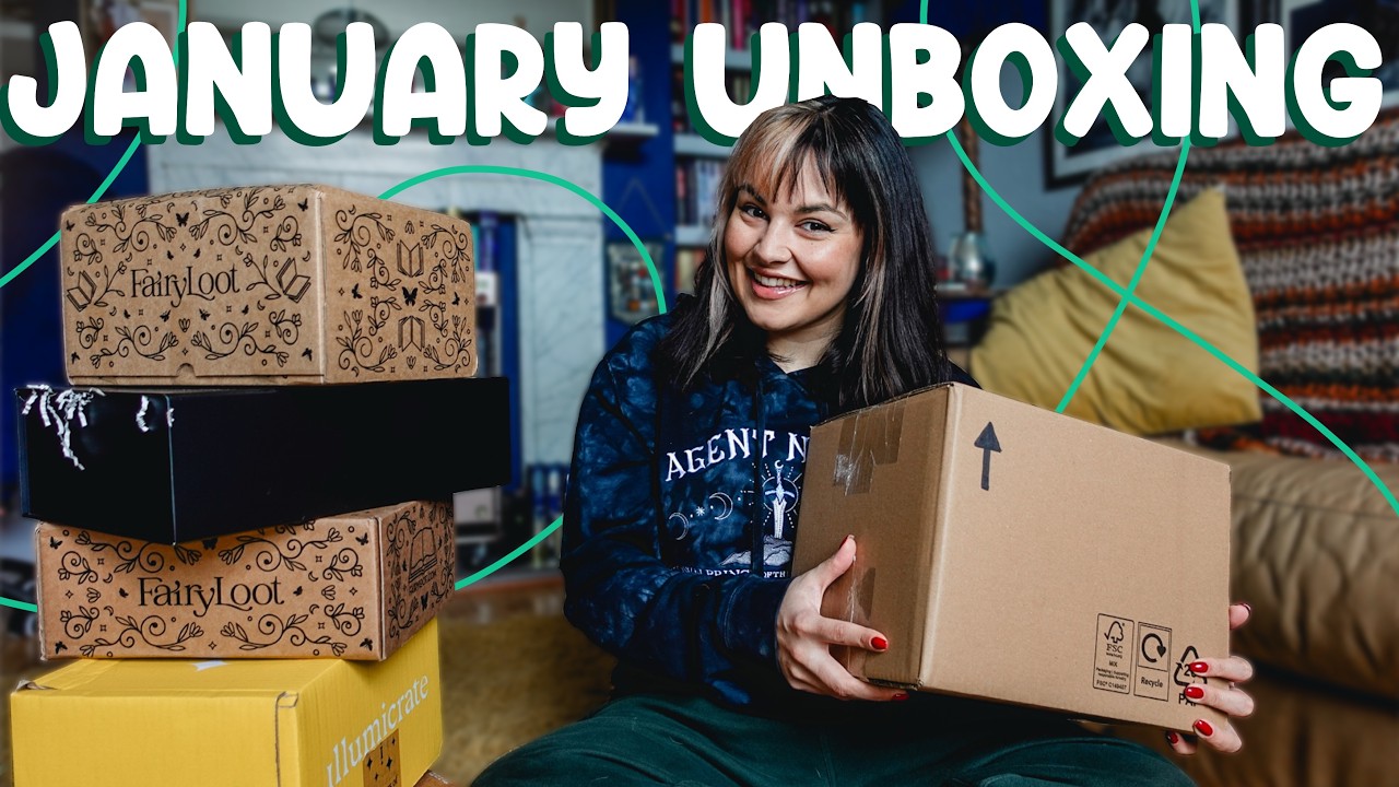 January Book Unboxing! Fairyloot, Bookish Candles, A Mystery Box  & Publisher Mail ✨ 2025