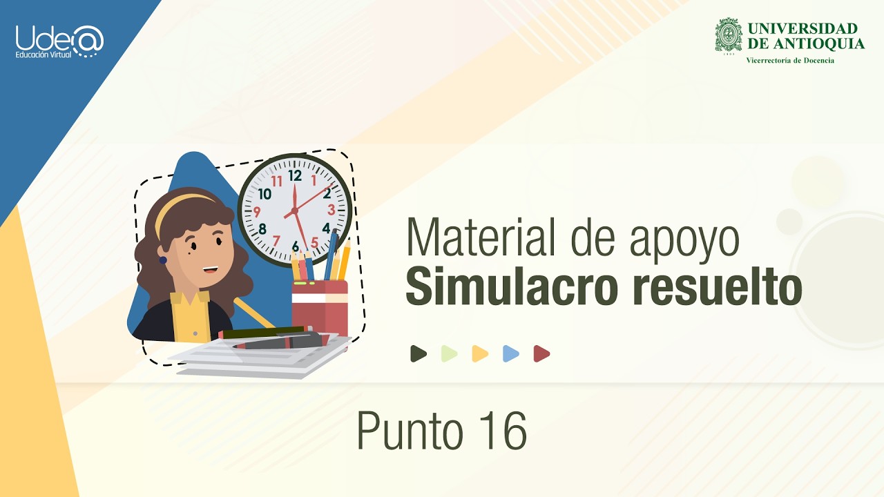 Razonamiento Lógico - Material de apoyo. Simulacro resuelto - Punto 16