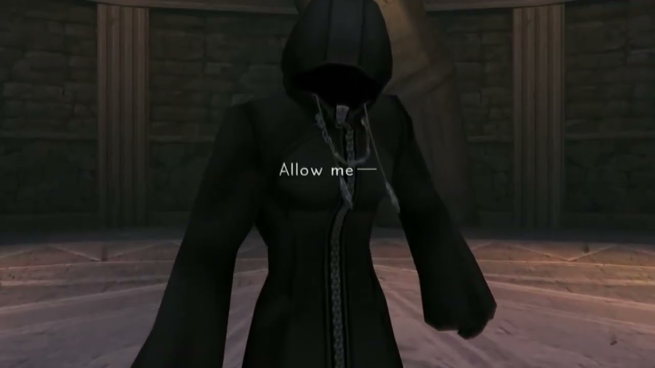 Kingdom Hearts 1.5 - Unknown Boss Cutscene With Voice Clips