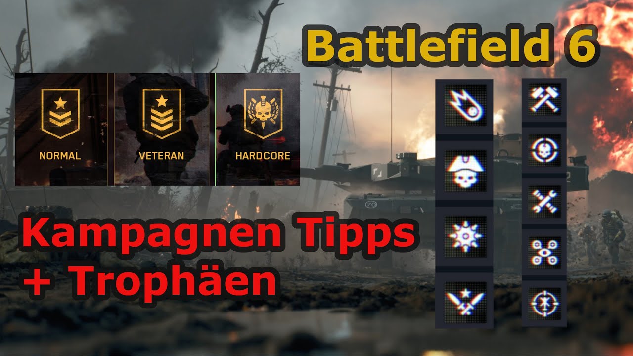 Trophäen Tipps & Tricks + Hilfe zur Kampagnen Belohnungen - Battlefield 6