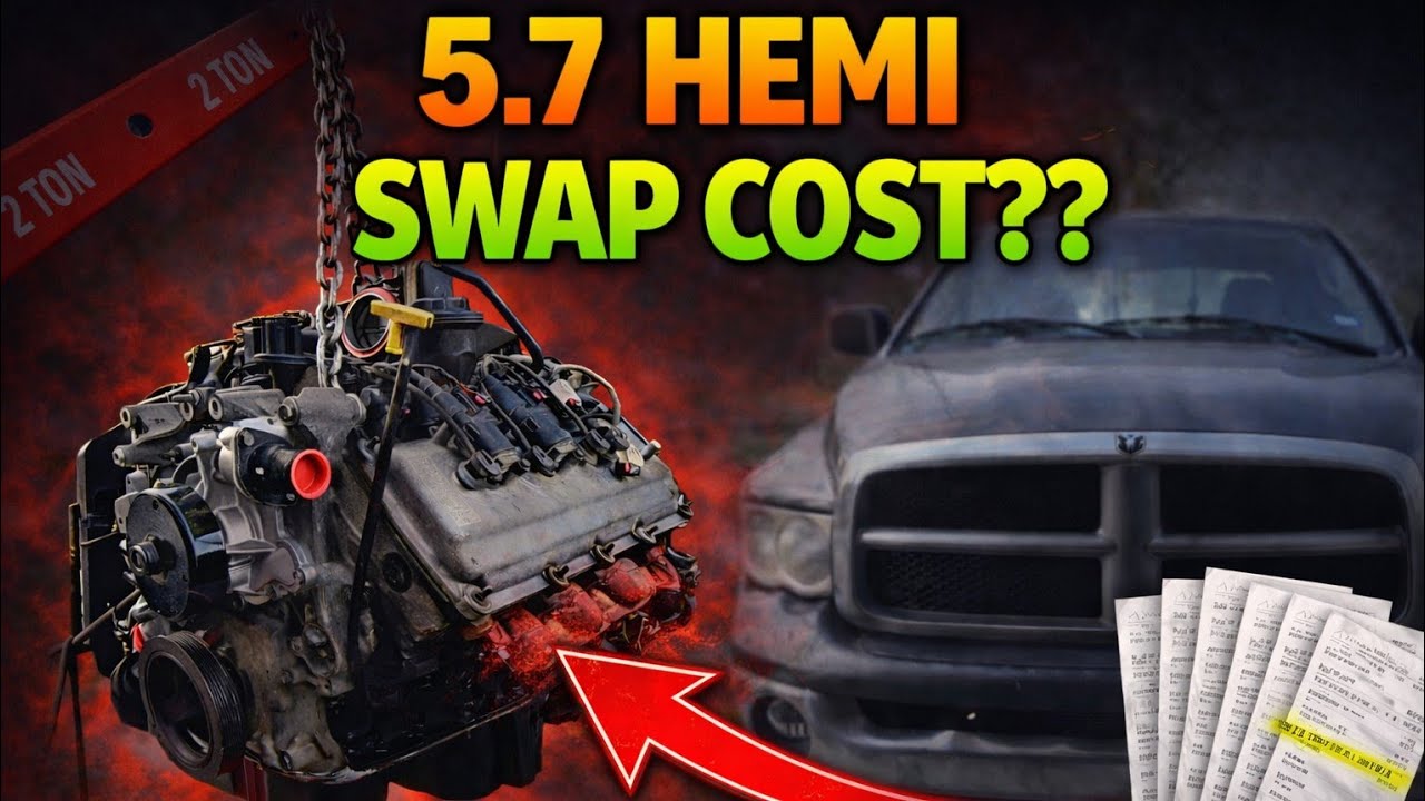 5.7 HEMI Engine Swap Cost Breakdown — Was It Worth It??( Ram 1500 )