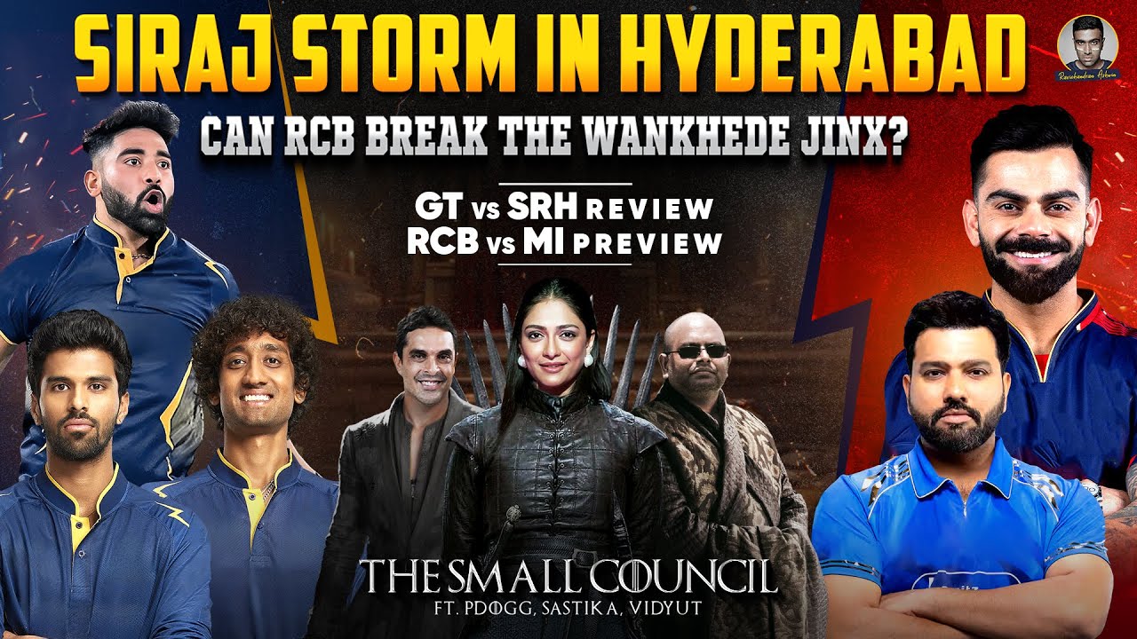RCB’s Wankhede Winless Streak | Clinical GT coast to a W | RCB vs MI | The Small Council Review