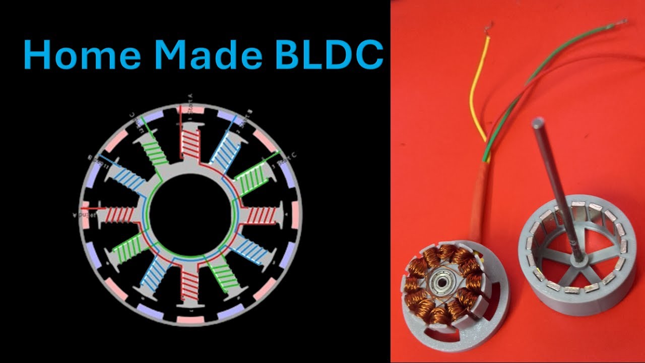 Homemade BLDC Motor - Use of Bambu 3D printer