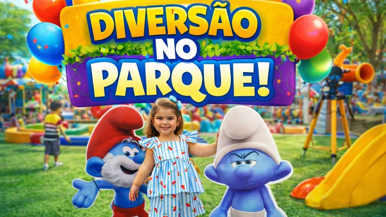 Dia divertido no parque infantil com a Alice. Vídeo Infantil