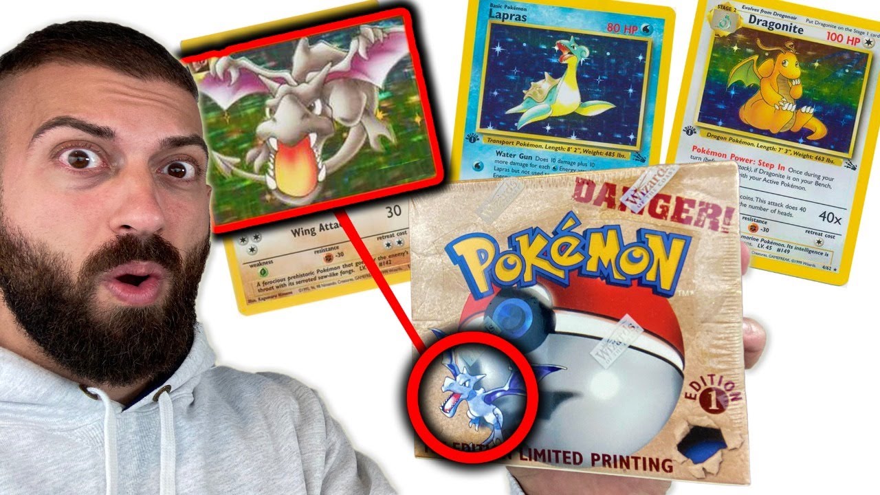 Opening Fossil 1st Edition Pokemon Cards! (Entire Booster Box)