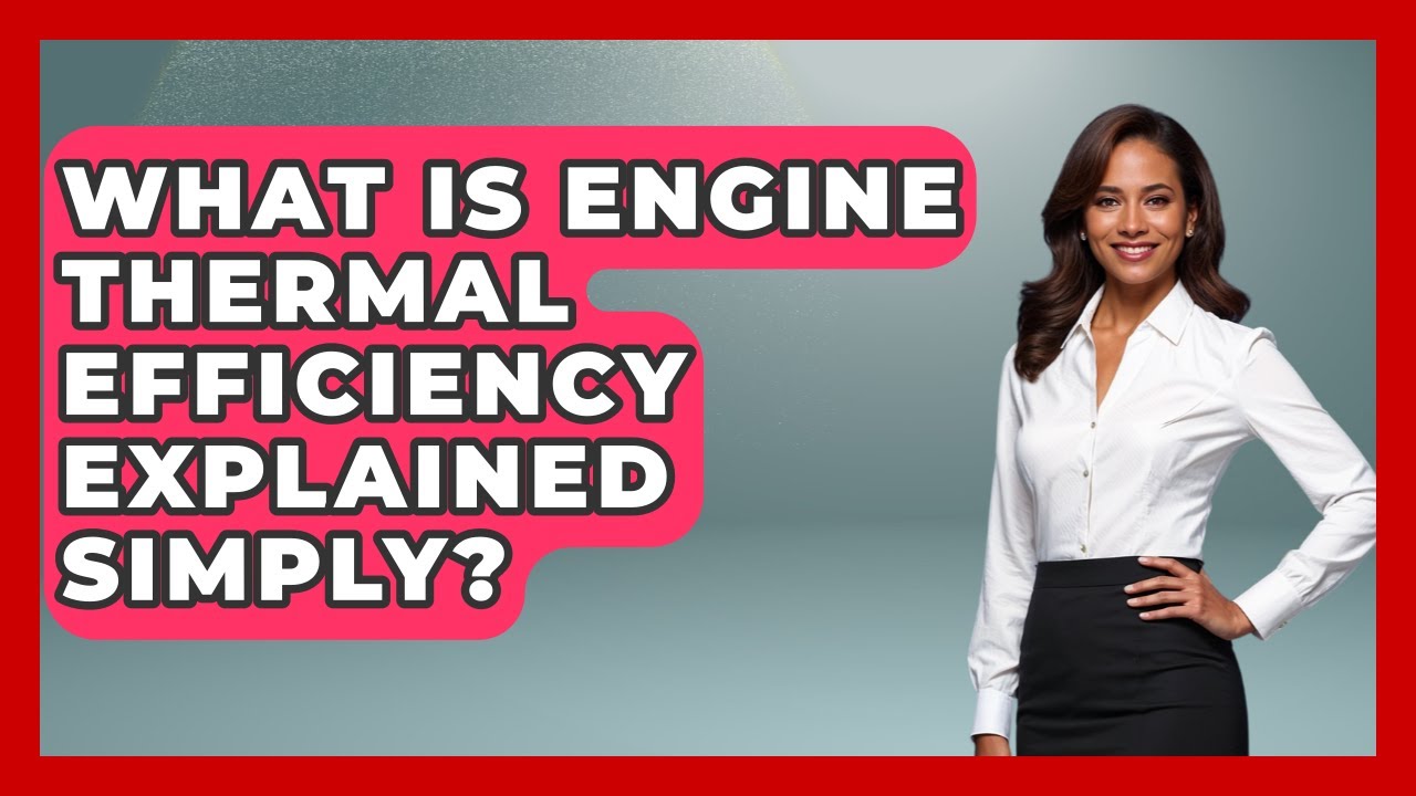 What Is Engine Thermal Efficiency Explained Simply? - Thermodynamics For Everyone