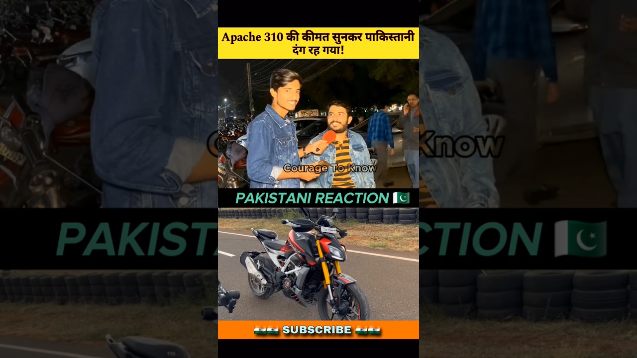 Pakistanis were stunned after hearing the price of the Apache 310!😱 