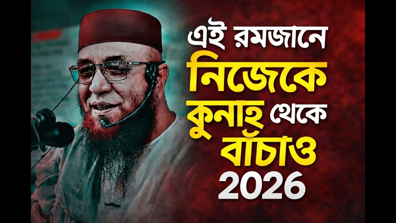 রমজানের নতুন ওয়াজ ২০২৬ 🌙 মুফতি নজরুল ইসলাম কাসেমী