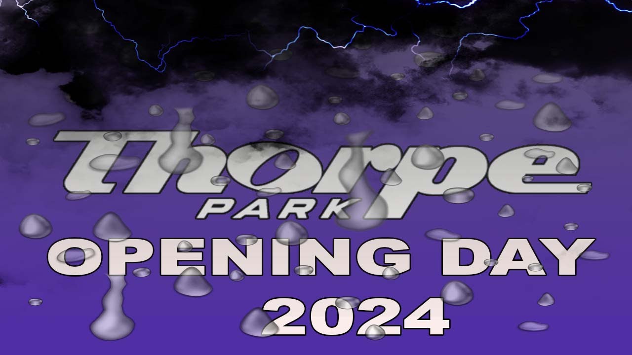 Thorpe Park Opening Day 2024 - Shocking, Cursed by the British Weather, Insta360 X3 Vlog and Hyperia