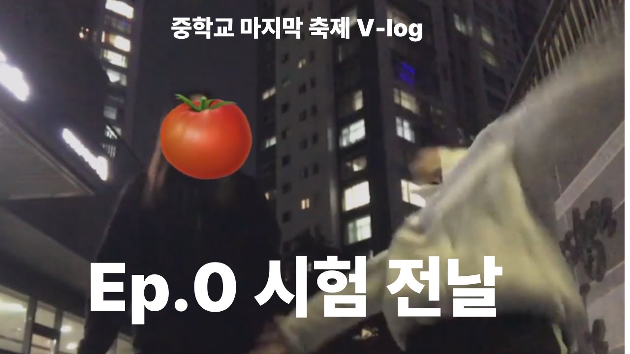 시험 전날