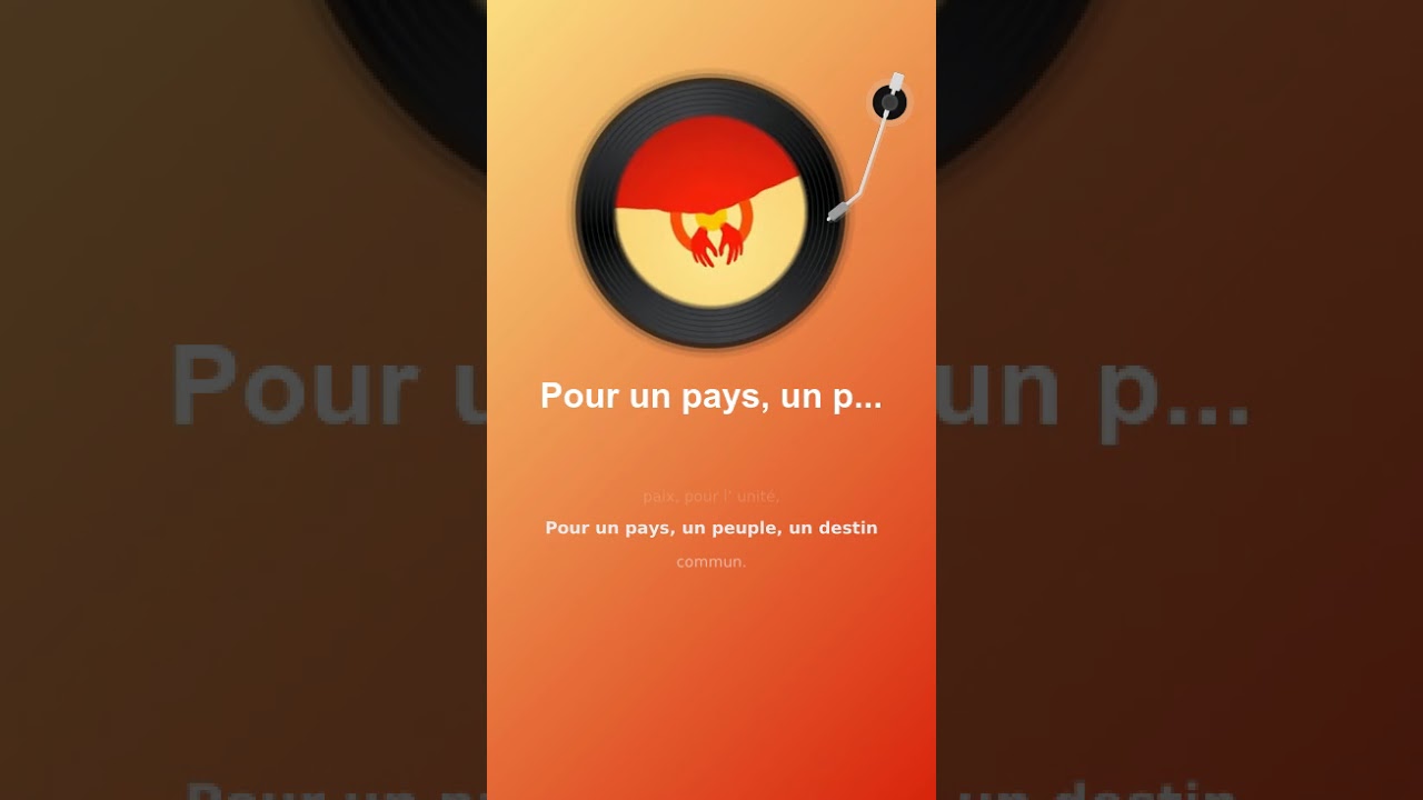 Pour un pays, un peuple, un destin commun - 1 - (HIp Hop, Rap, old school)