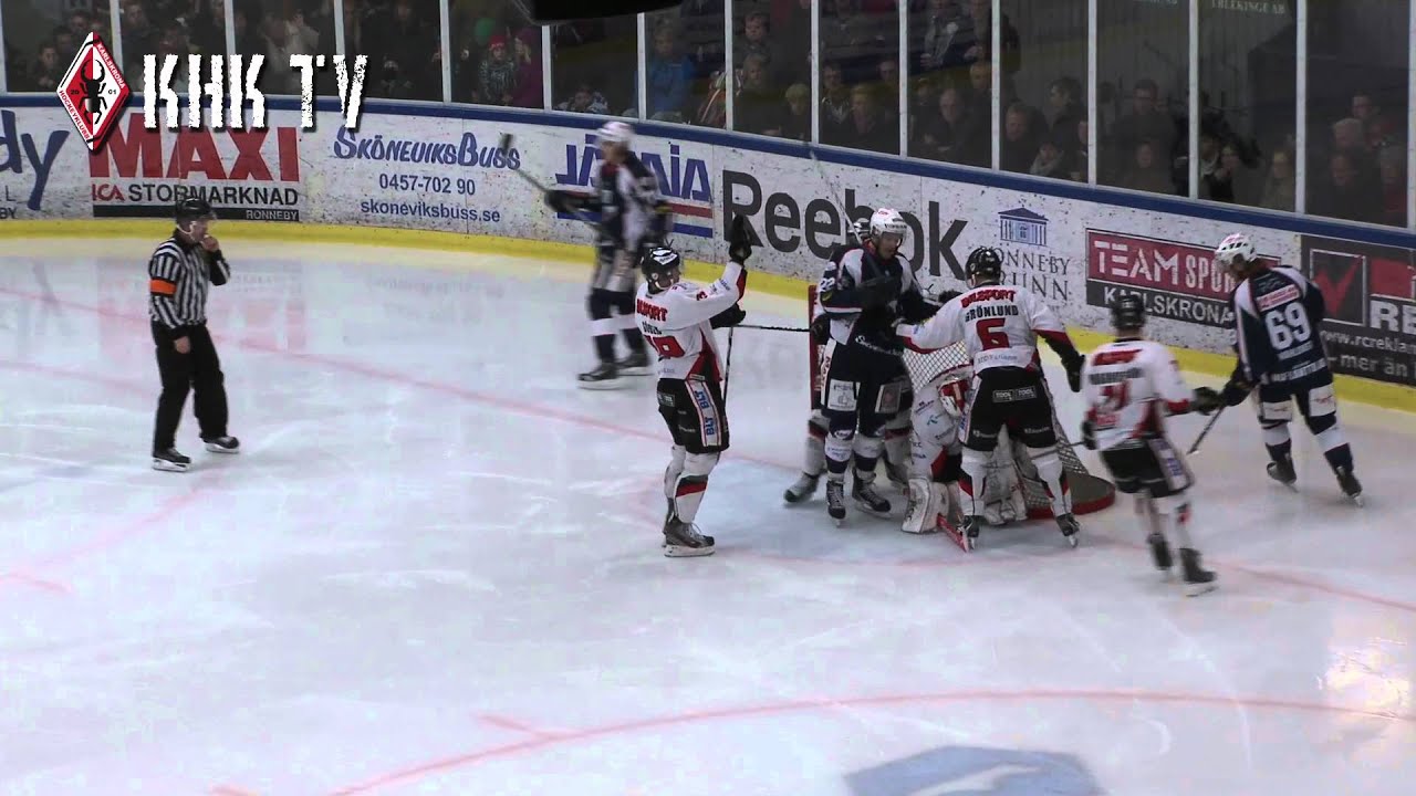 120219 - Highlights från matchen KRIF Hockey - Karlskrona HK