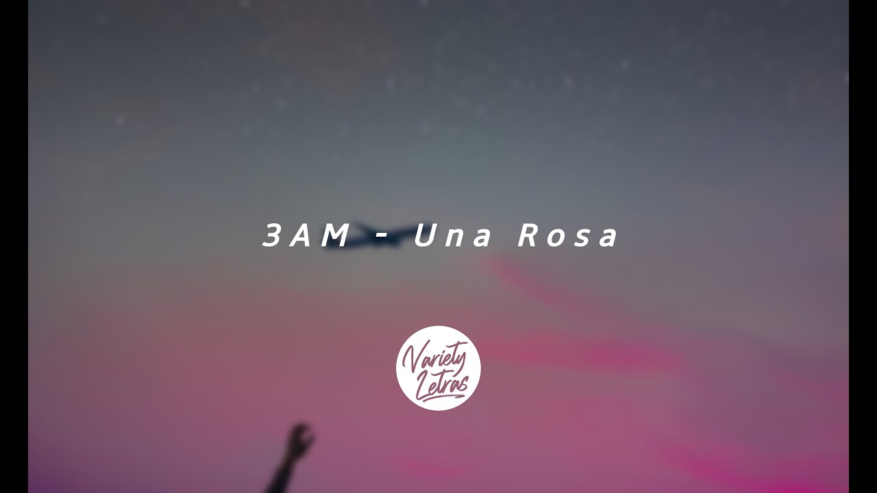 3AM - Una Rosa 💔 /letra
