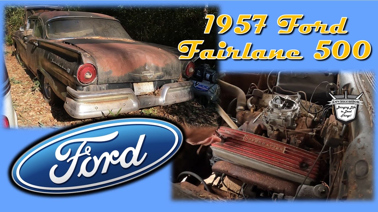 1957 Ford Fairlane 500 - DISAPPEARING PUSHRODS - Closer to the ROAD?