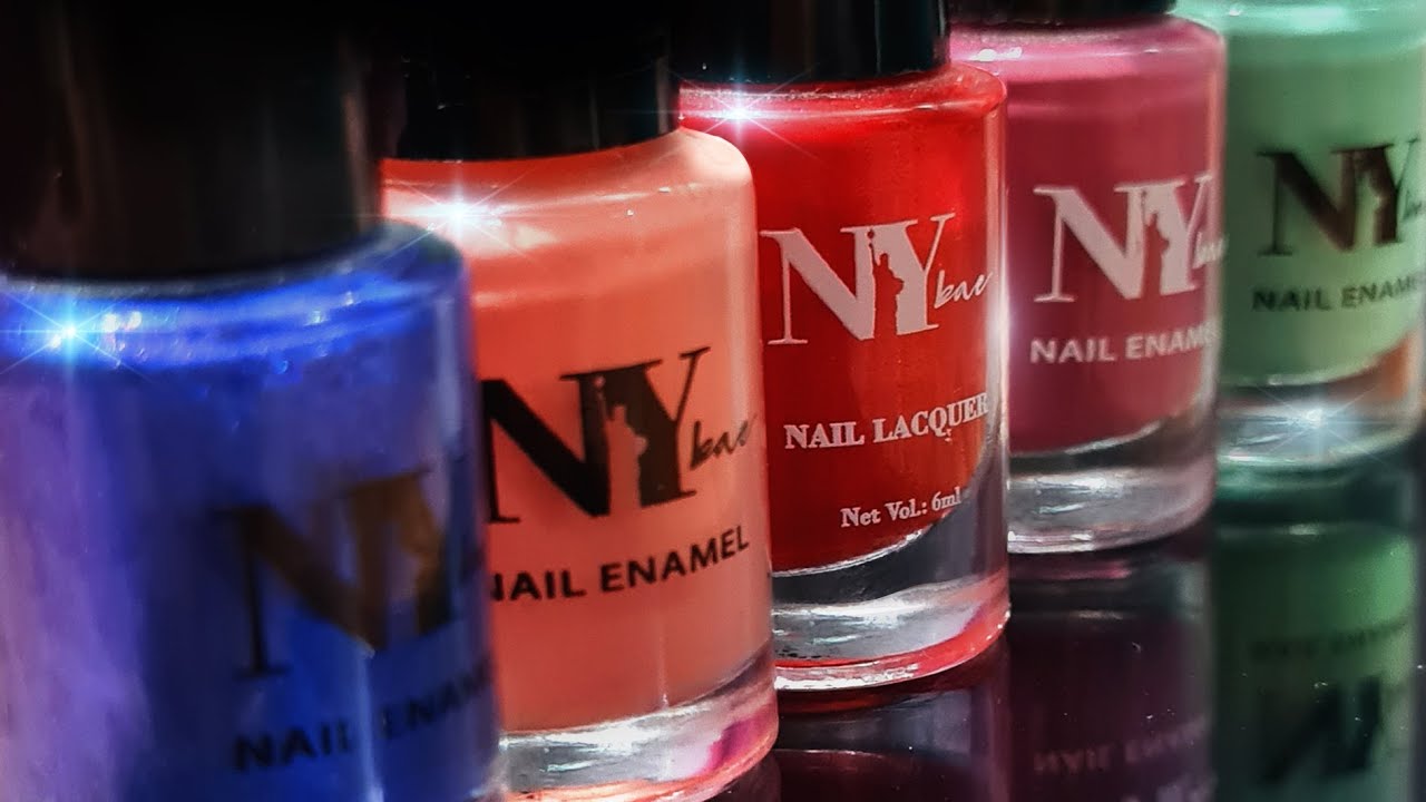 NYbae Nail Polish Swatches and Review | Nail Paints from Purple Online Shopping Haul #Purple #Nybae
