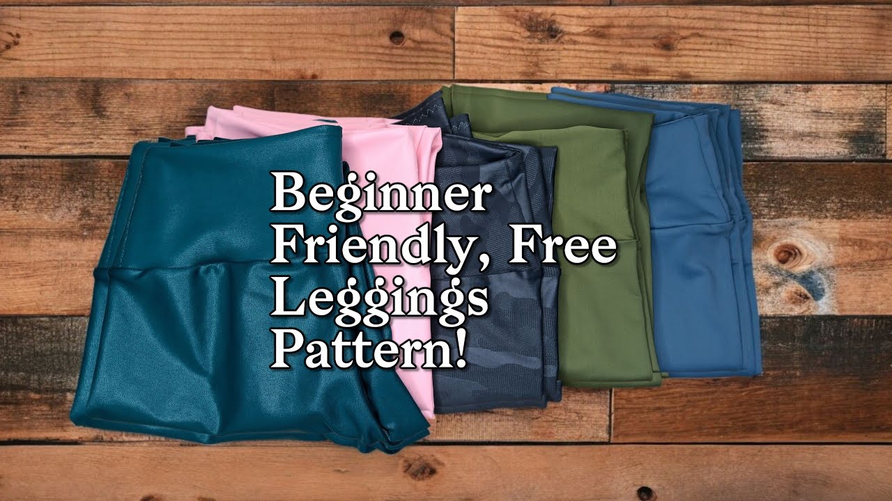 Экономная пятница! Бесплатная выкройка леггинсов от Rivet Patterns! Подходит для новичков!