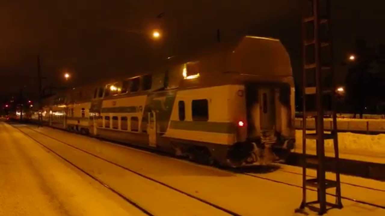 VR-Yhtym&auml; Intercity-juna Helsingin p&auml;&auml;rautatieasema