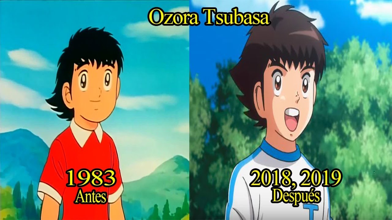 ANTES Y DESPUÉS CAPTAIN TSUBASA  [1983 - 2018]
