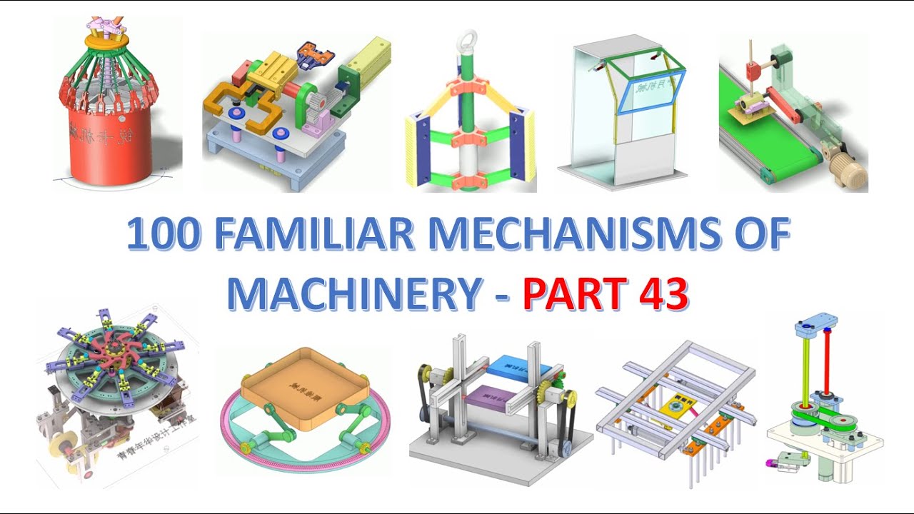 100 FAMILIAR MECHANISMS USED IN MACHINERY | PART 43