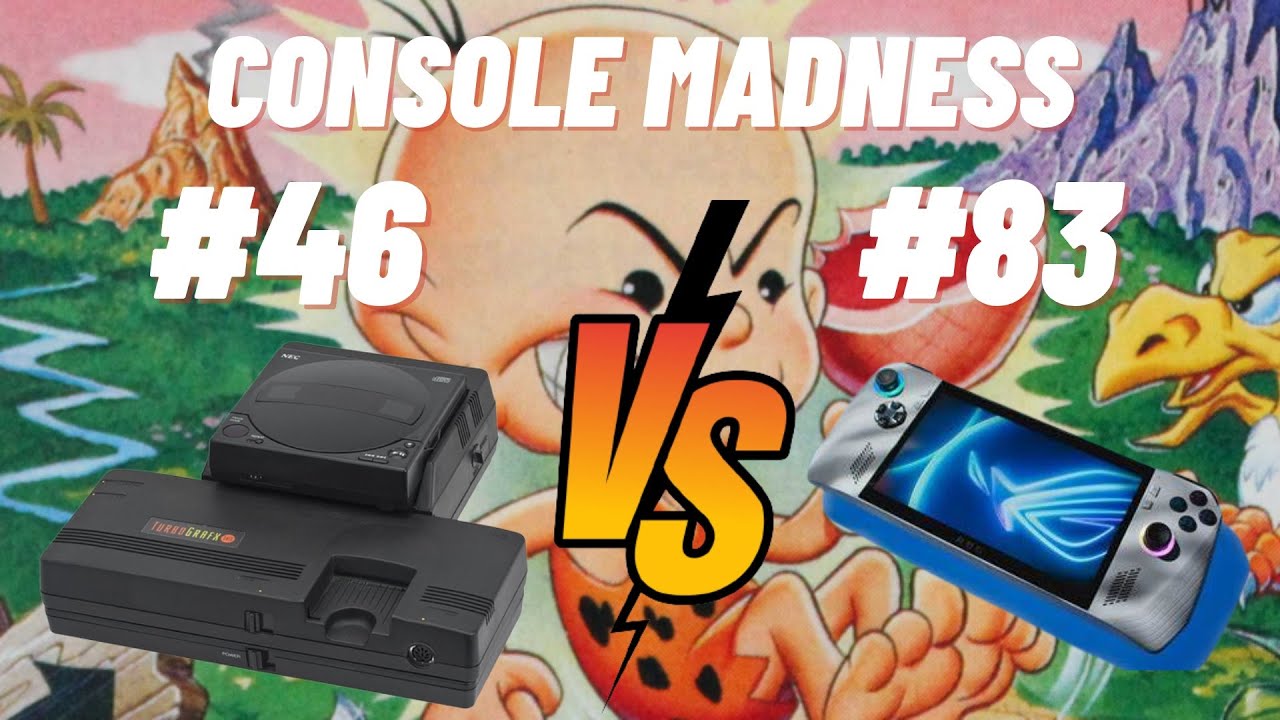 CONSOLE MADNESS ROUND 1: #46 TurboGrafx-CD vs #83 Asus ROG Ally